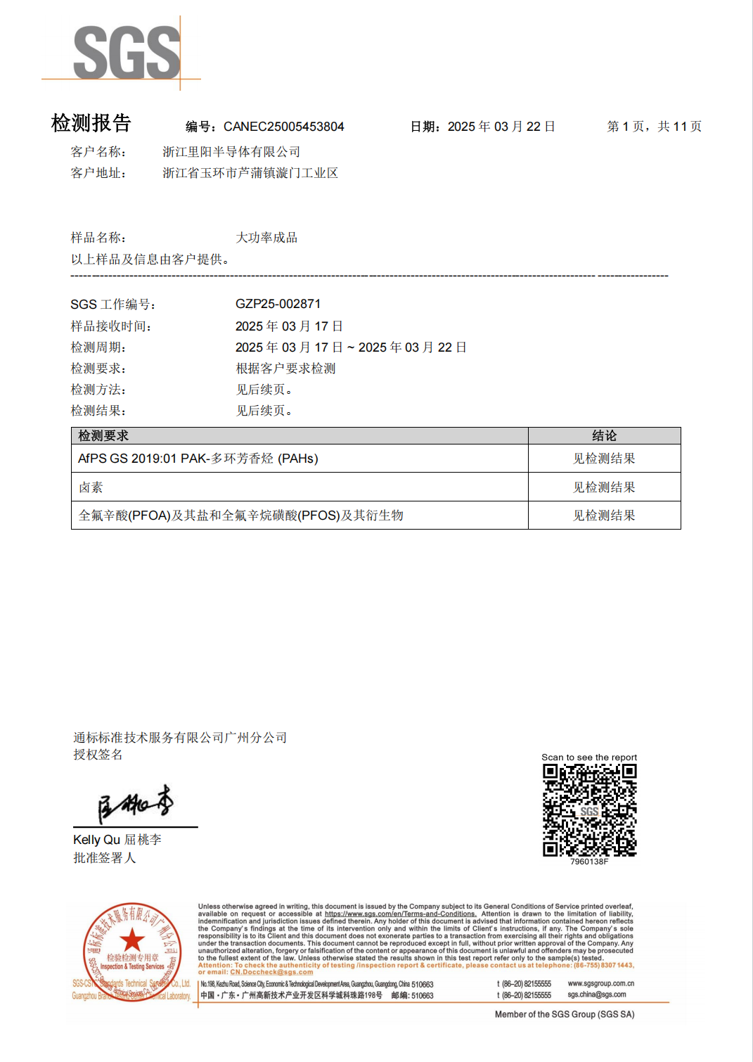 大功率成品卤素报告